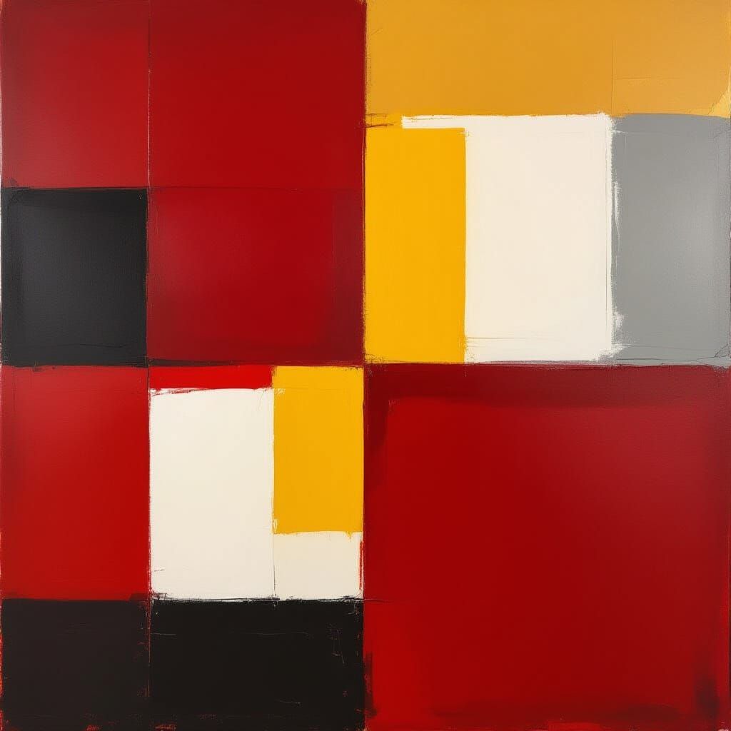 Abstract Expressionist Color Field Painting