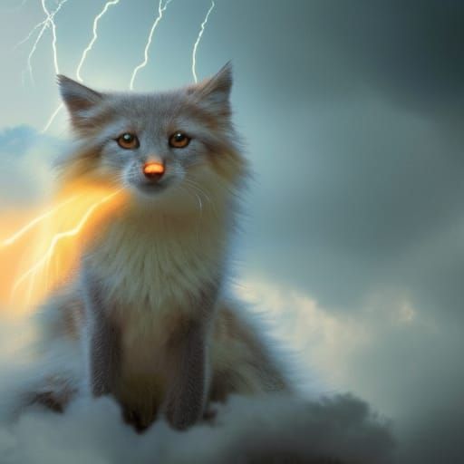 Lightning Kitsune in Divine Sunshine