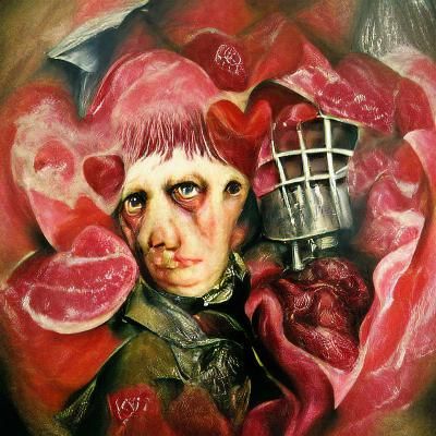 Otto Dix Style Portrait: My Bloody Valentine's Loveless