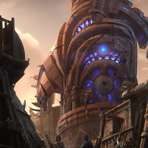 Fantastical Matte Painting in Deep Color