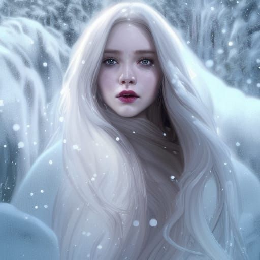 Graceful Ballerina Dances in Winter Wonderland