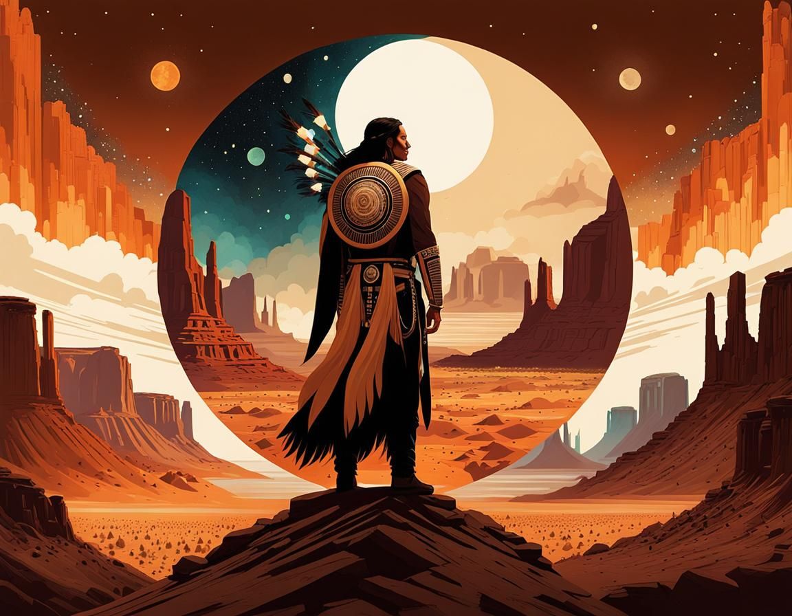 Monument Valley Sunset: Pop-Up Story Art