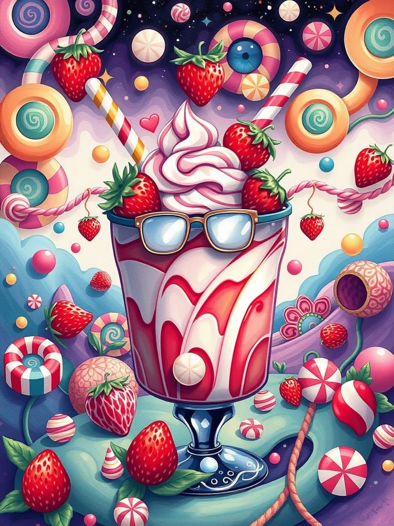 strawberry sundae