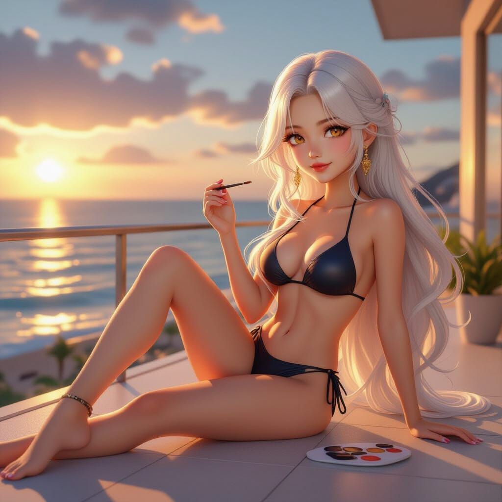 A beautiful young woman