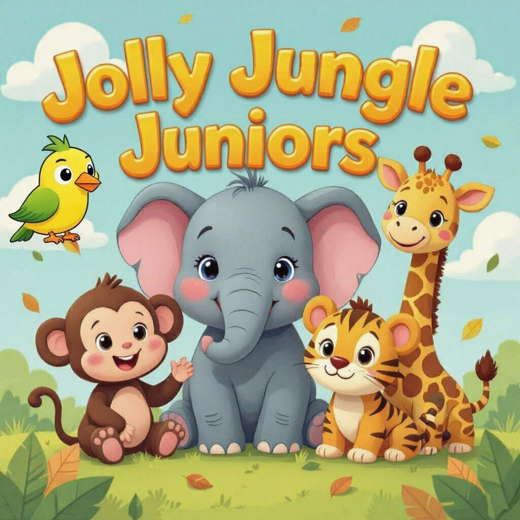 Jolly Jungle Juniors: Cheerful Kids Channel Banner