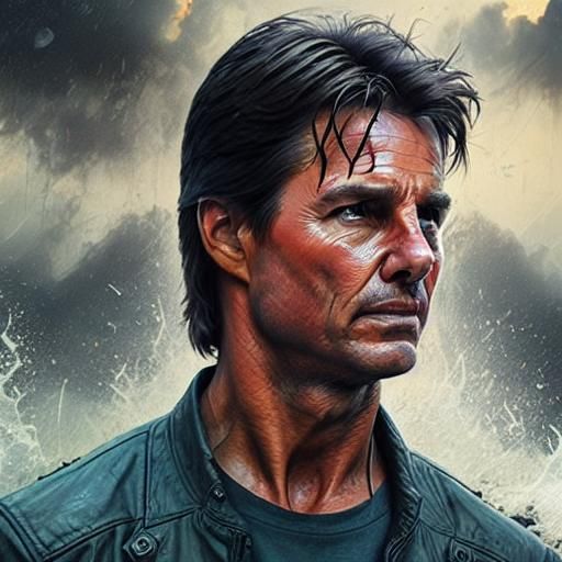 Tom Cruise Lost at Sea in Stormy Weather