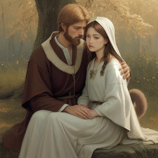 Saint Francis and Cat in Romantic Religious Art