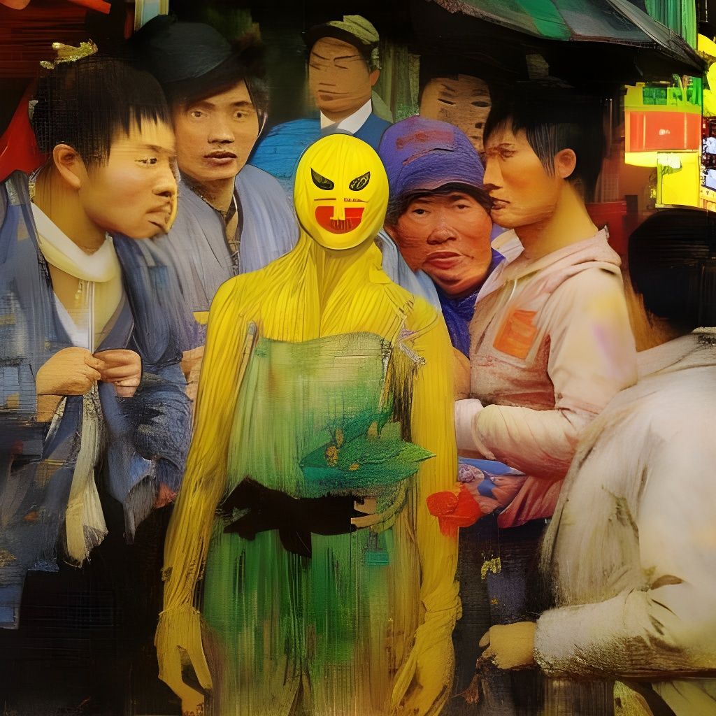Pac-Man Invasion of Hong Kong: Post-Impressionist Horror