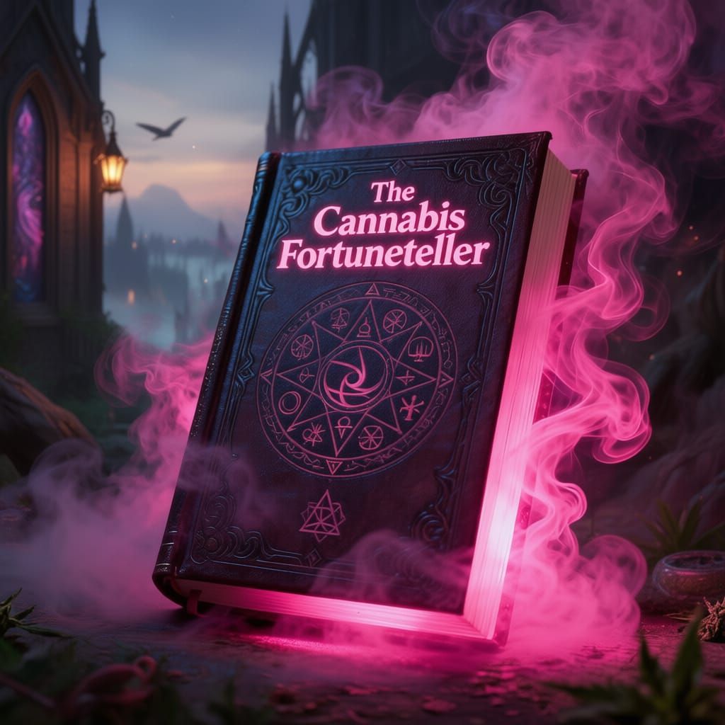 The Cannabis Fortune Teller Book Cover Art