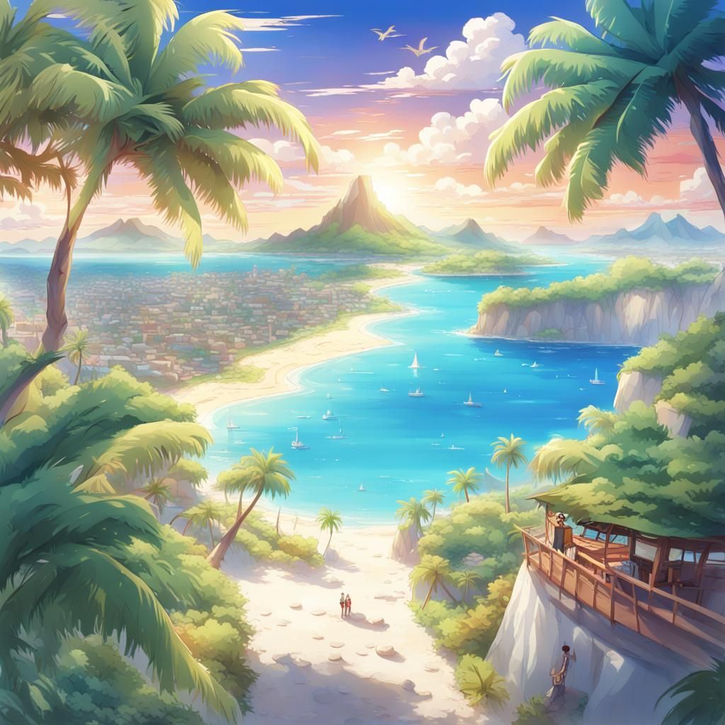 Island oasis (anime ver.)