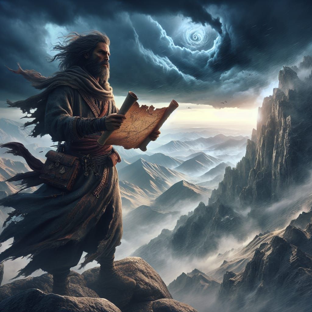 Last Man on Earth: Post-Apocalyptic Fantasy Landscape