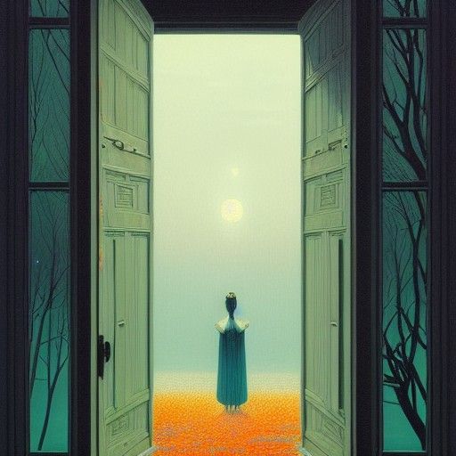 Door to a Woman's Heart: Surreal Digital Art
