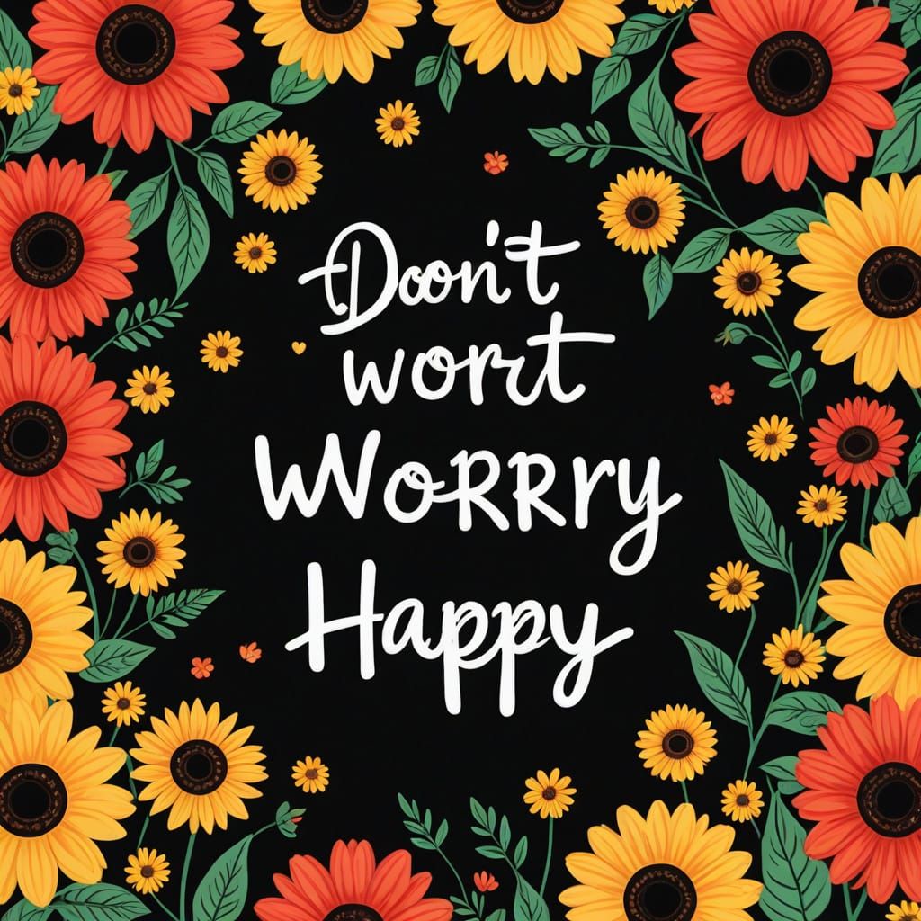 Don't worry be happy ♥️