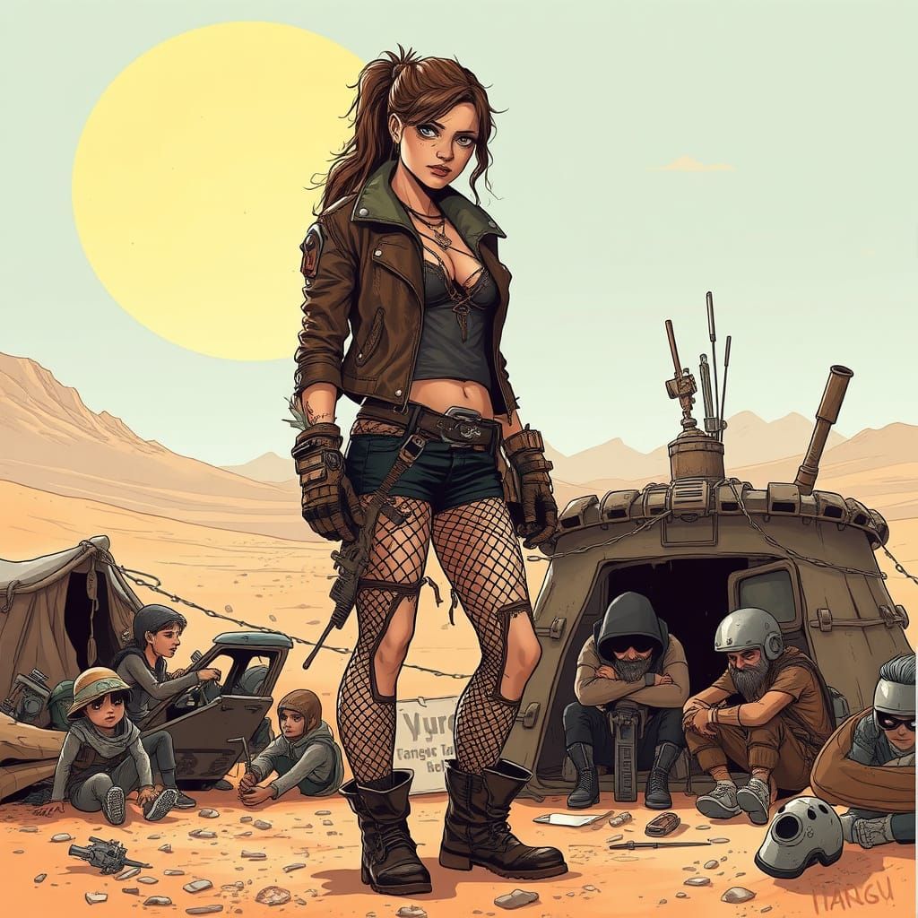 War-Torn Vagabonds Gather in Desert Camp