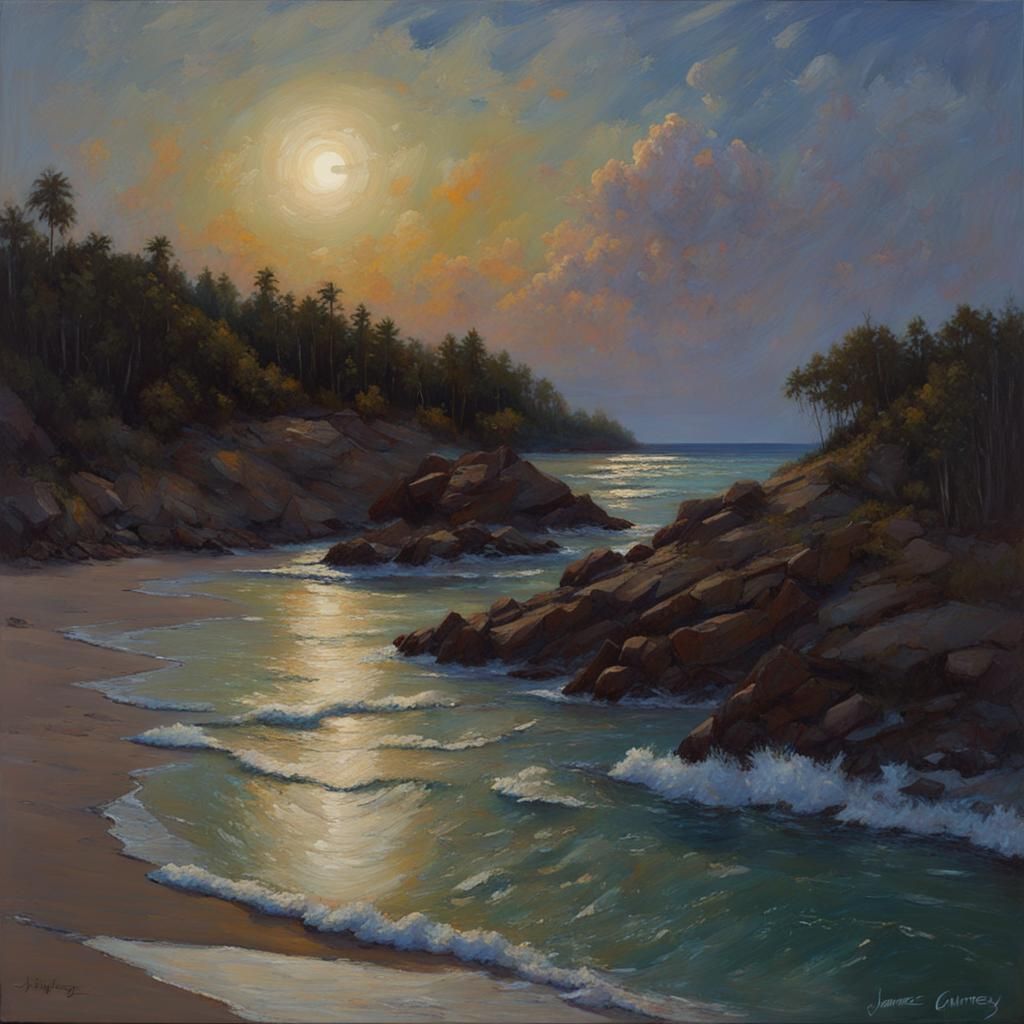 Day and Night Oil Painting by James Gurney