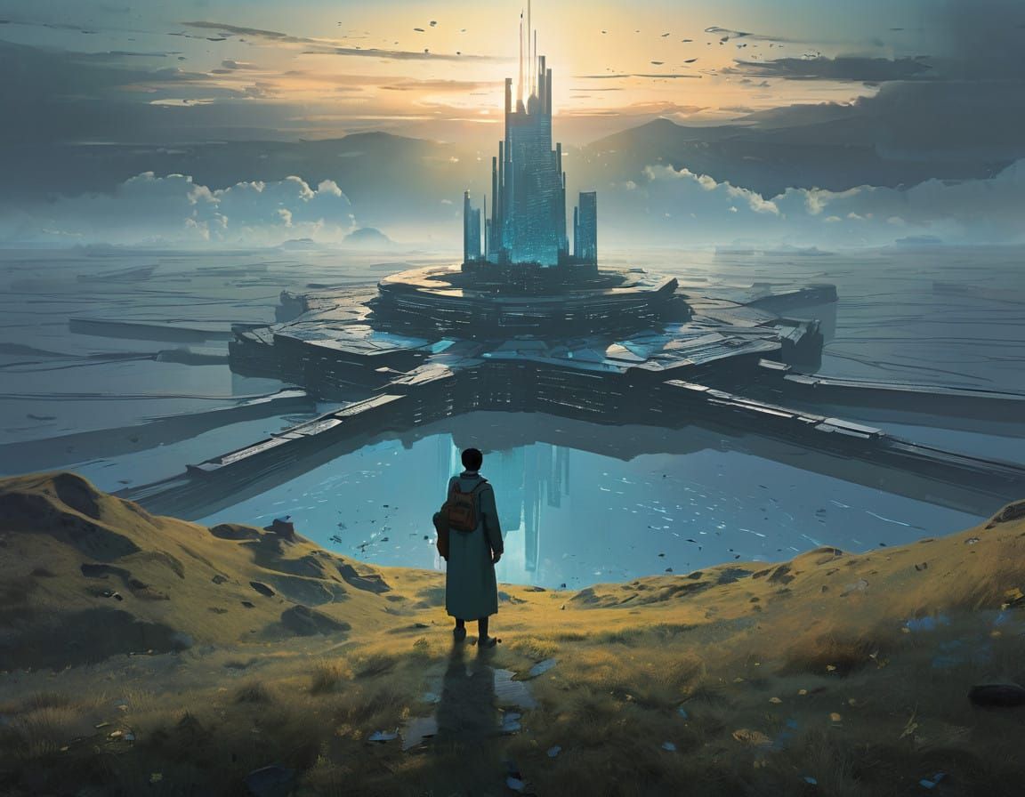 Cyberpunk Visionaries Collaborate on a Futuristic Citiescape