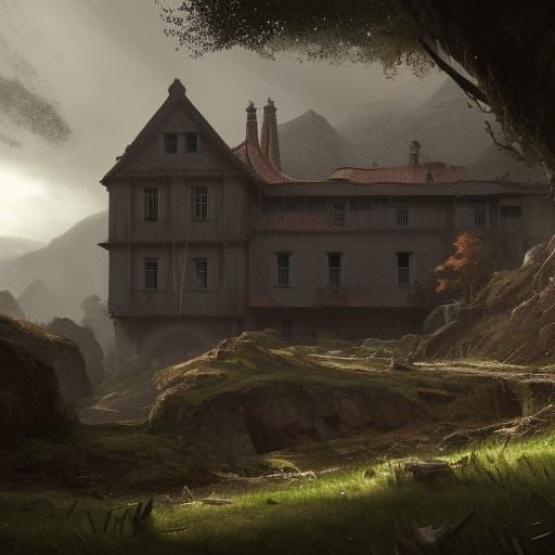 Dark Fantasy Asylum in São Paulo Countryside