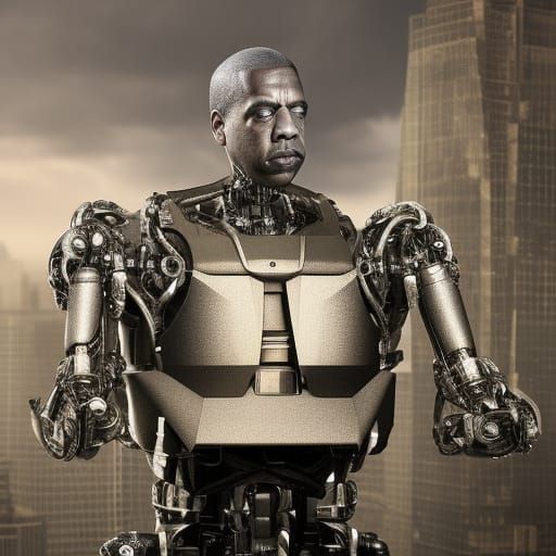 Robot Jay Z: Epic Digital Matte Painting