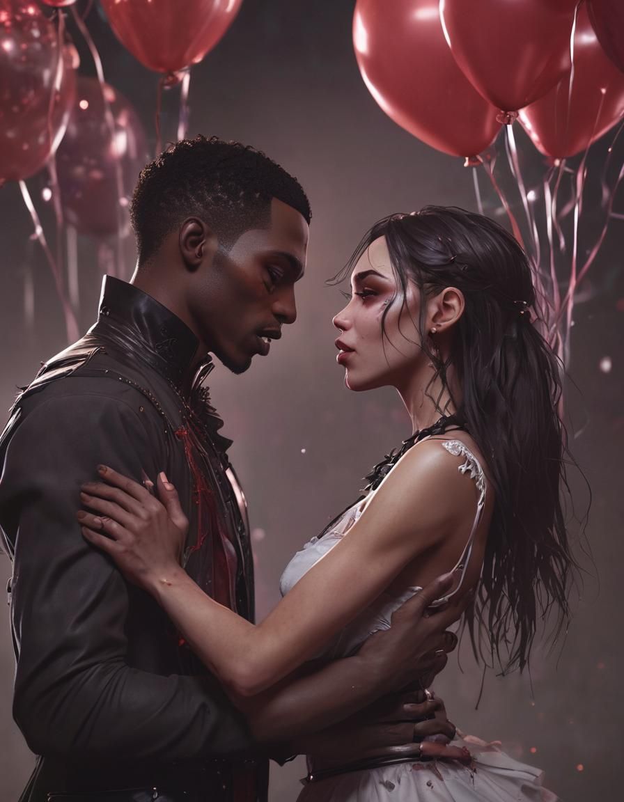 Vampire and Zombie Dance in Metropolis