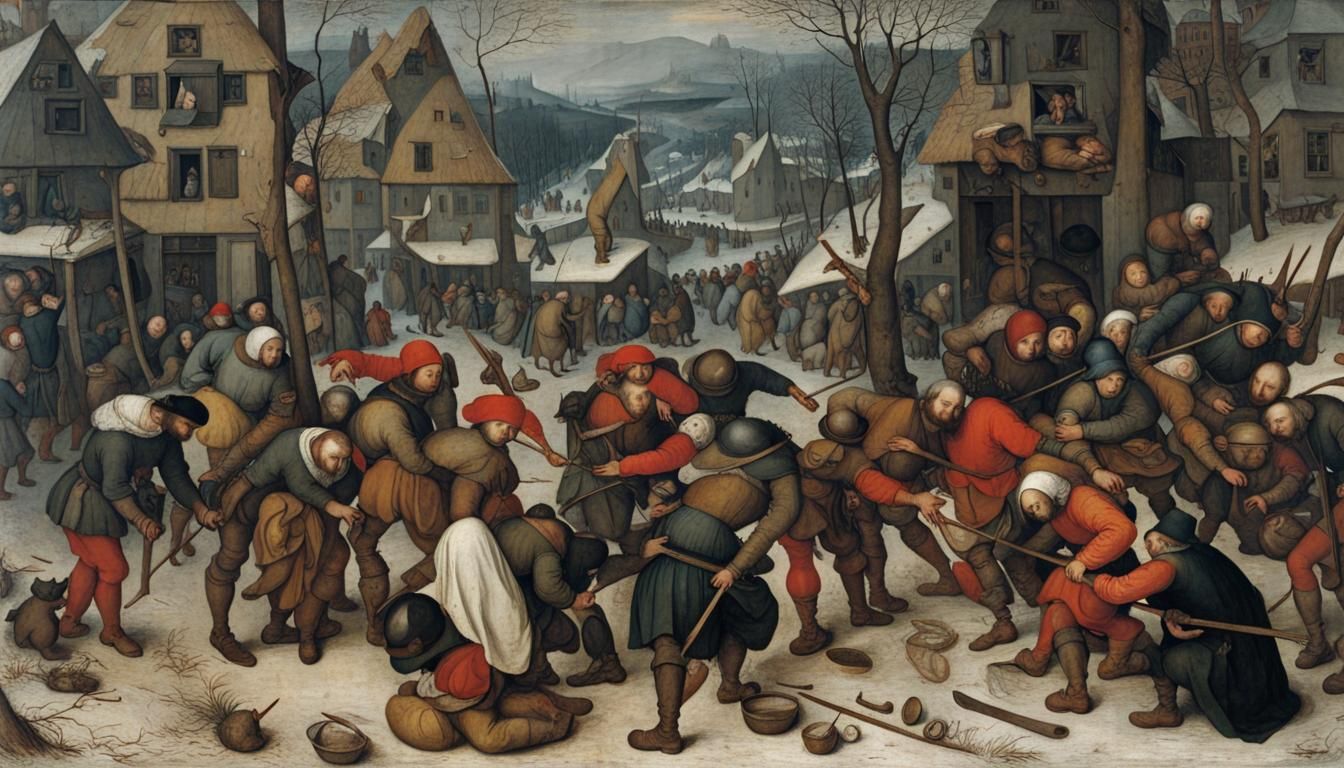 Bruegel the Elder: AI Interpretation