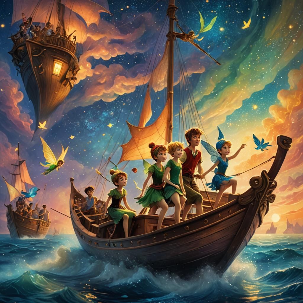 Peter Pan and Tinkerbell's Magical Voyage