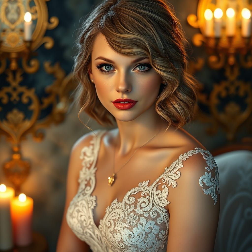 Elegant Wedding Portrait of a Starlet in Luxury