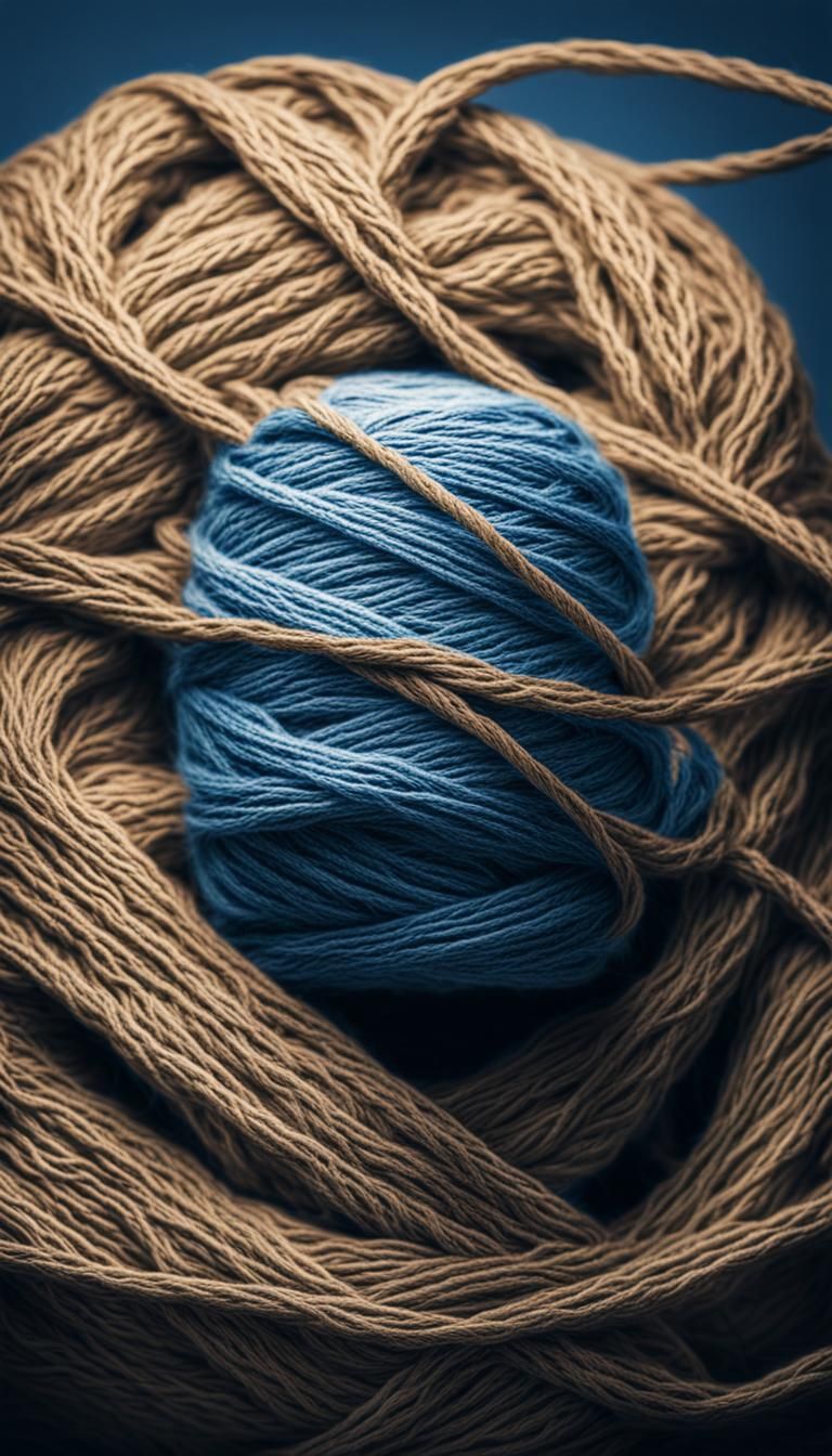 Mysterious Twine Object in Surrealist Style