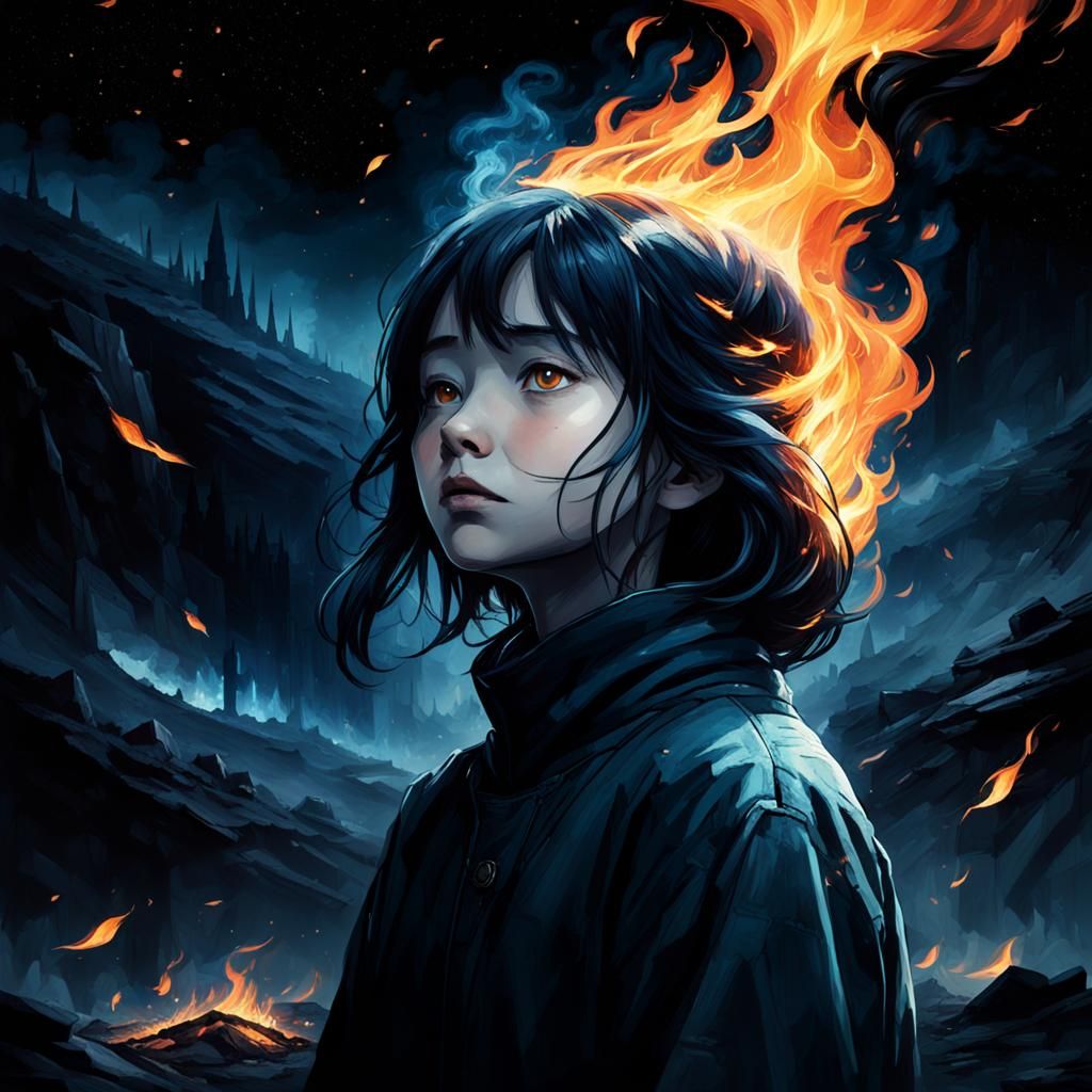 Silent Fire: A Digital Poem of Unspoken Longing