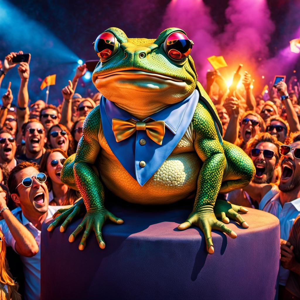 Billionaire Toad Wins Award: Hyperrealistic Digital Art