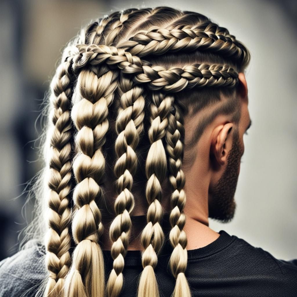 Viking Braids Hairstyle
