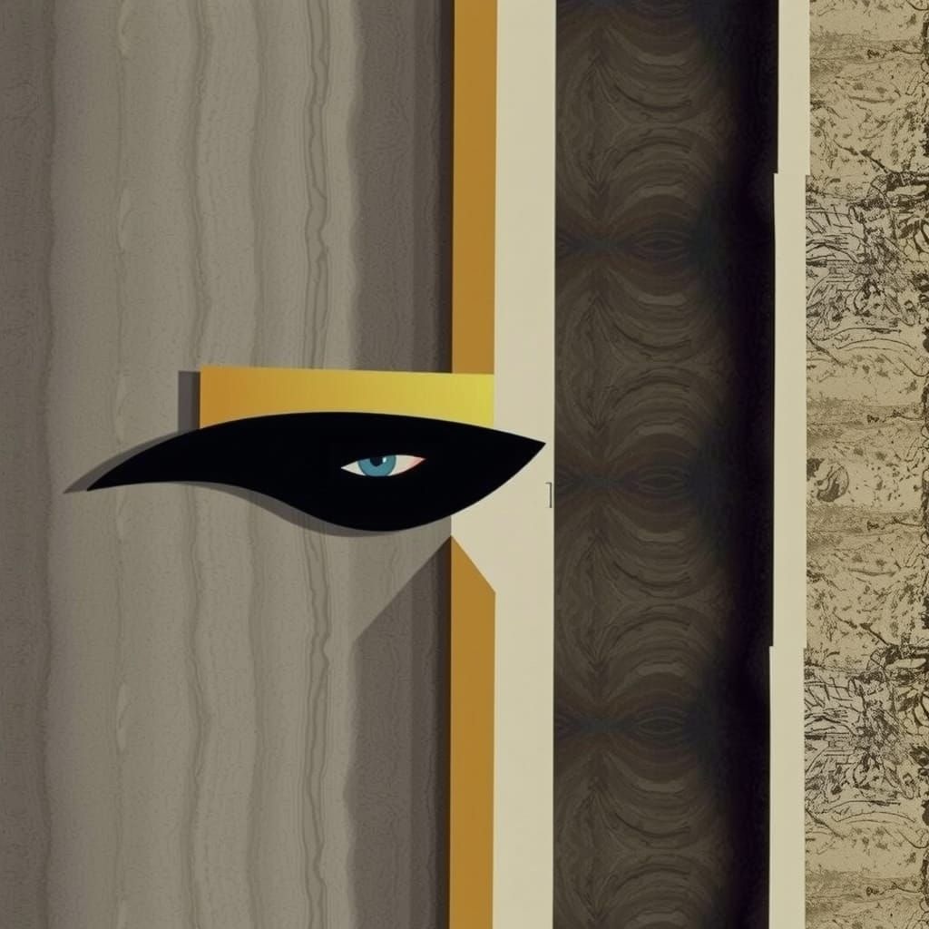 Art Deco Woman in Surreal Berlin Cityscape