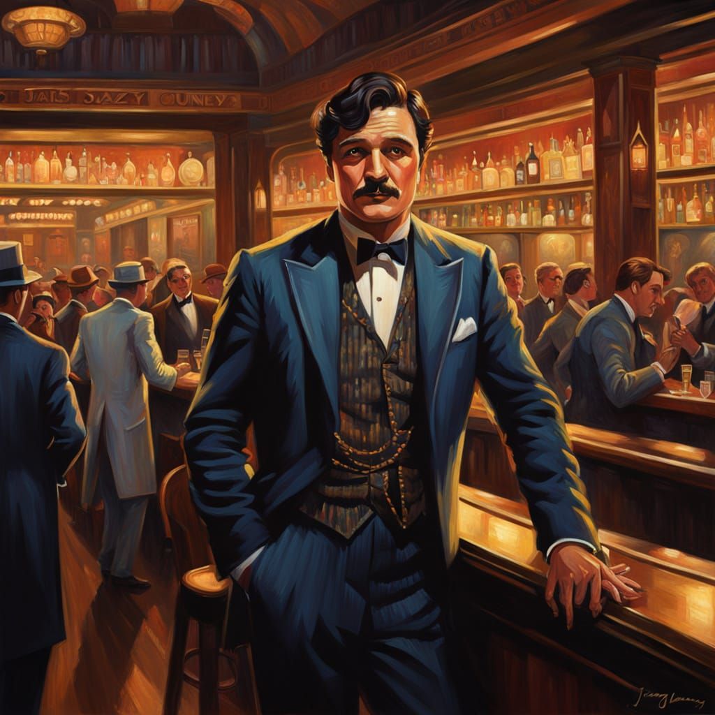 Pedro Pascal in a 1920s Jazz Bar