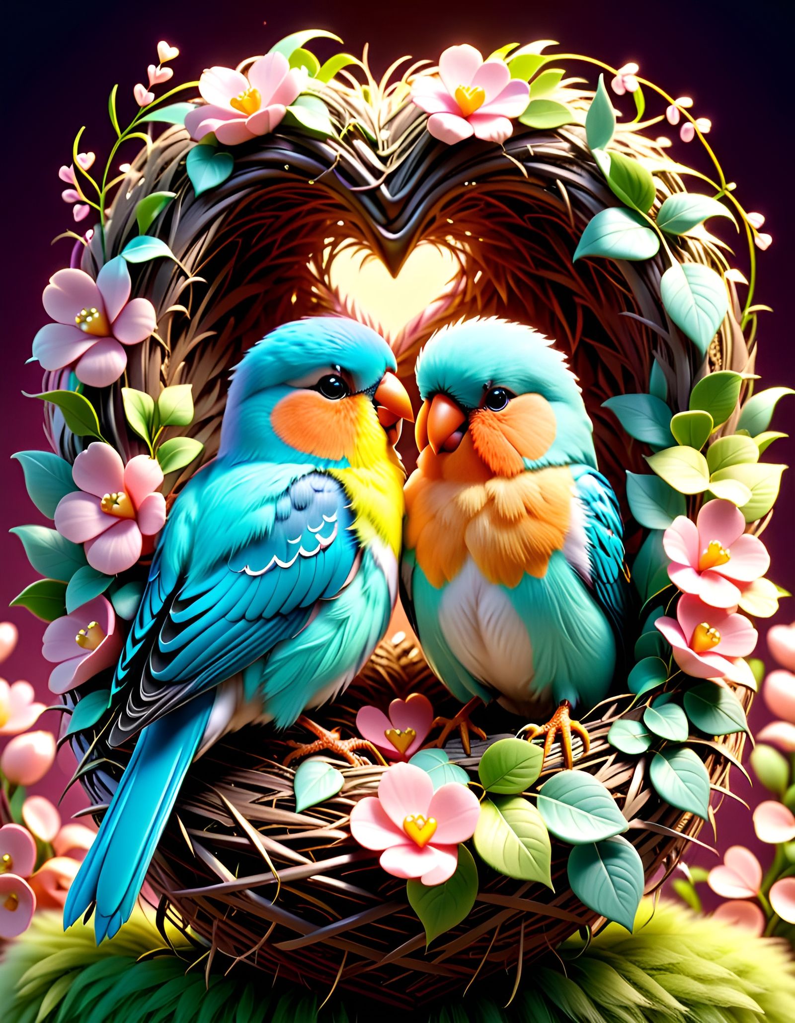 Love Birds Nest