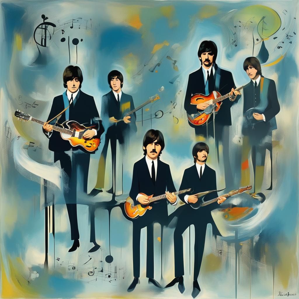 Surreal Abstraction of The Beatles' Yesterday