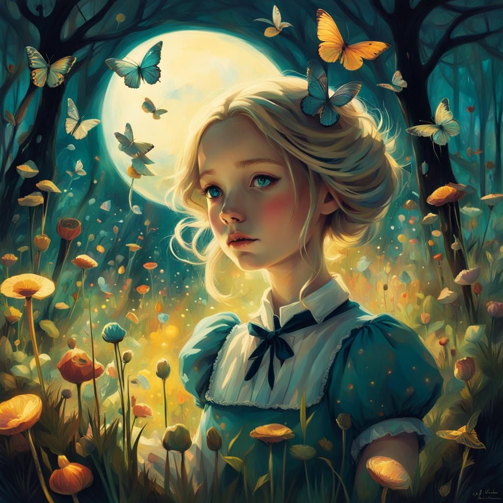 Alice in Wonderland: Enchanted Meadow Dreamscape