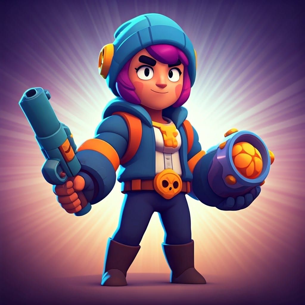 Brawl Stars Characters in Pixar-Style 3D Render