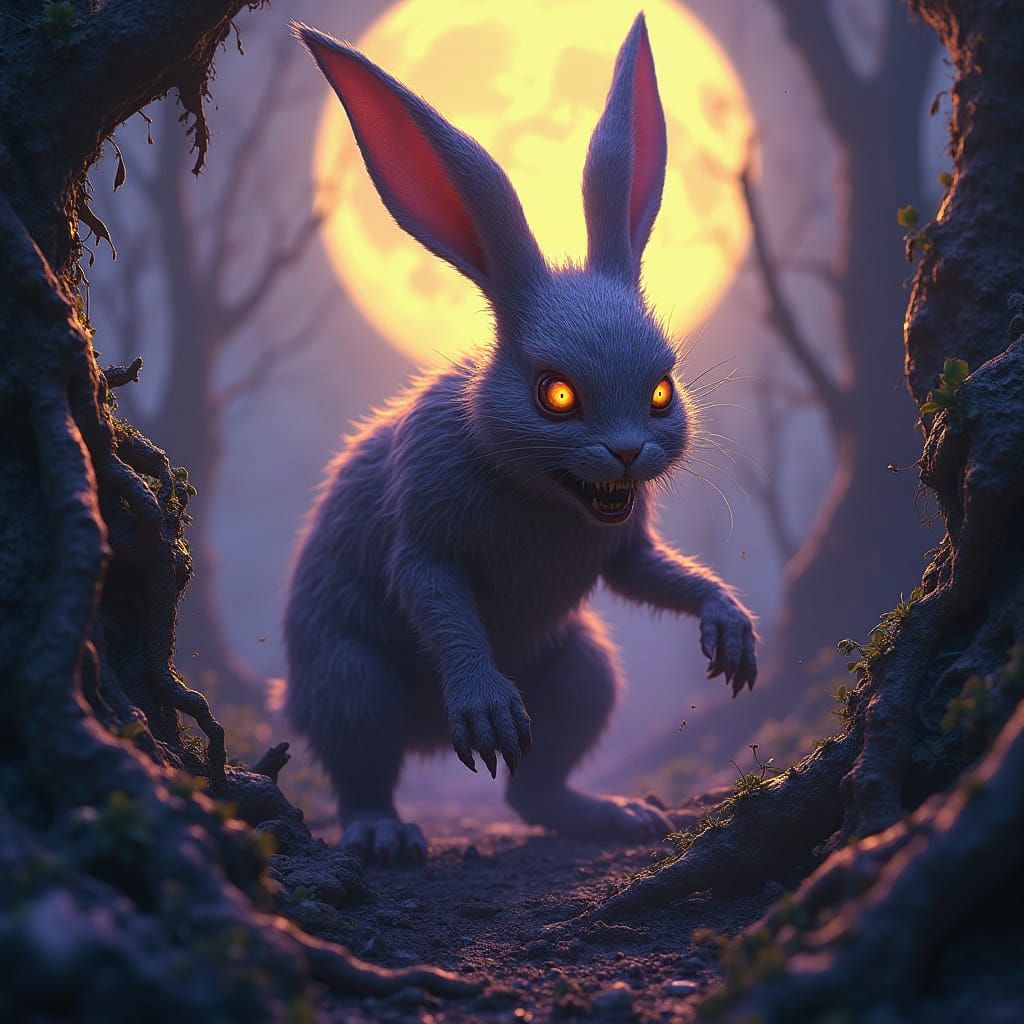 Dark Fantasy Easter Bunny Masterpiece