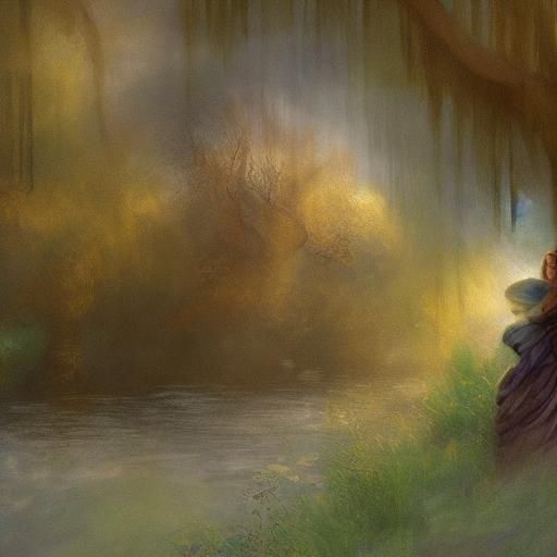 Celtic Uilleann Rabbit in Ethereal Golden Light