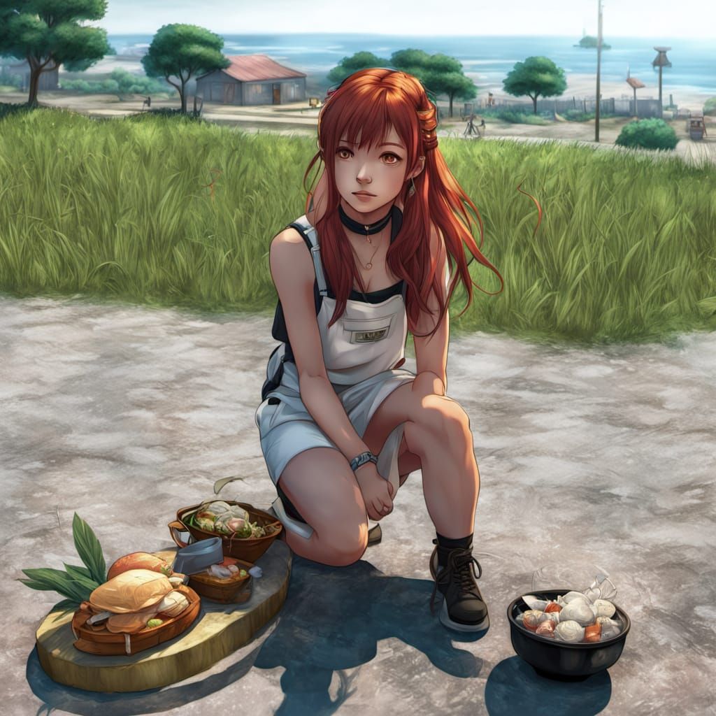 Cinematic Portrait of Female Chef in Kitchen