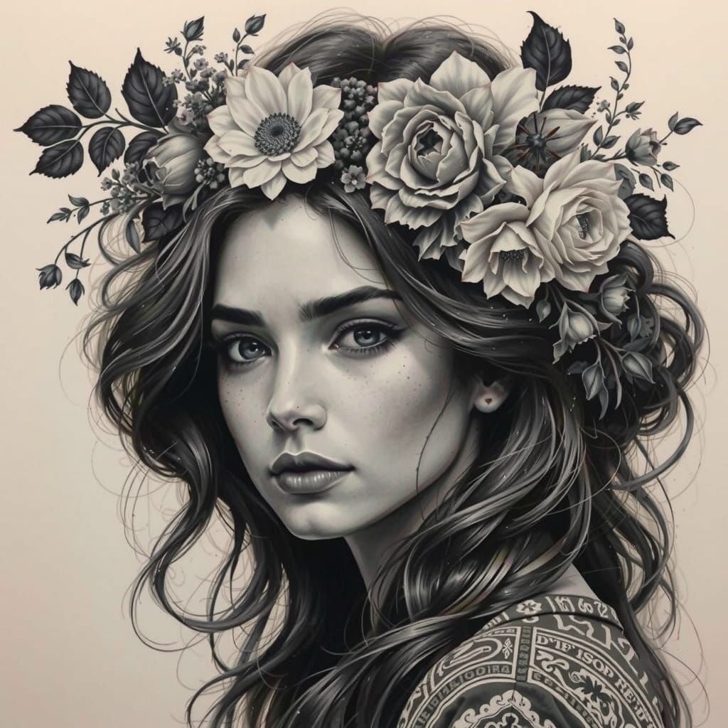 be sure to wear some flowers in your hair