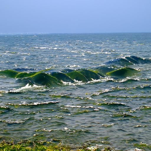 Crashing Sea Waves: AI Generated Image