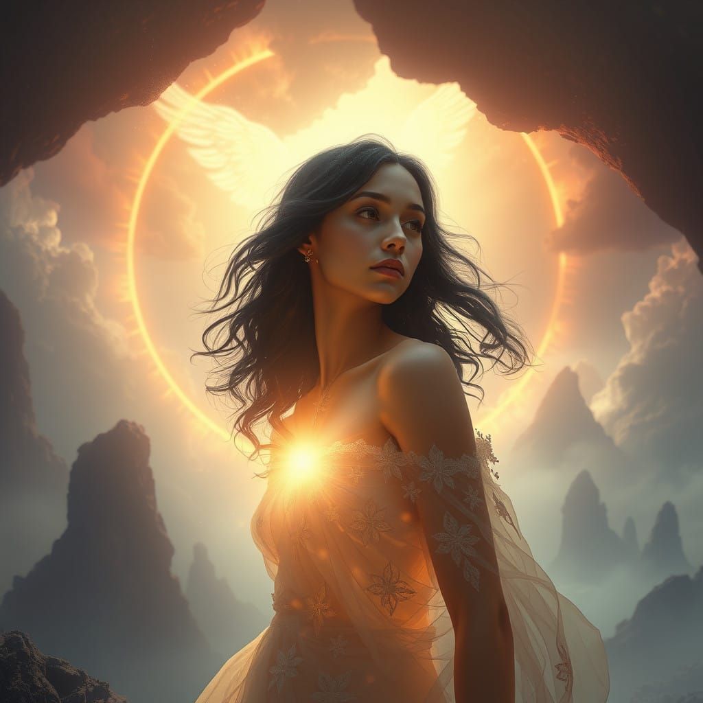 Ethereal Hope Illuminates Eternal Dawn