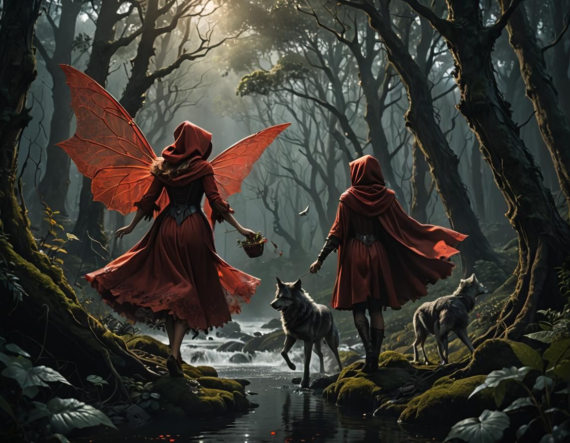 Little Red Riding Hood as Forest Fairy