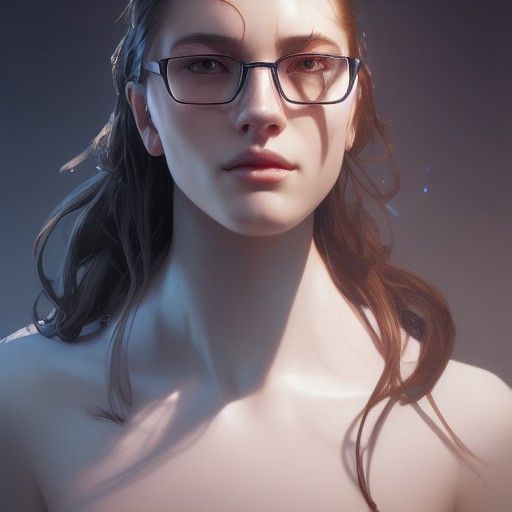 Detailed Portrait of a Nerd in Unreal Engine
