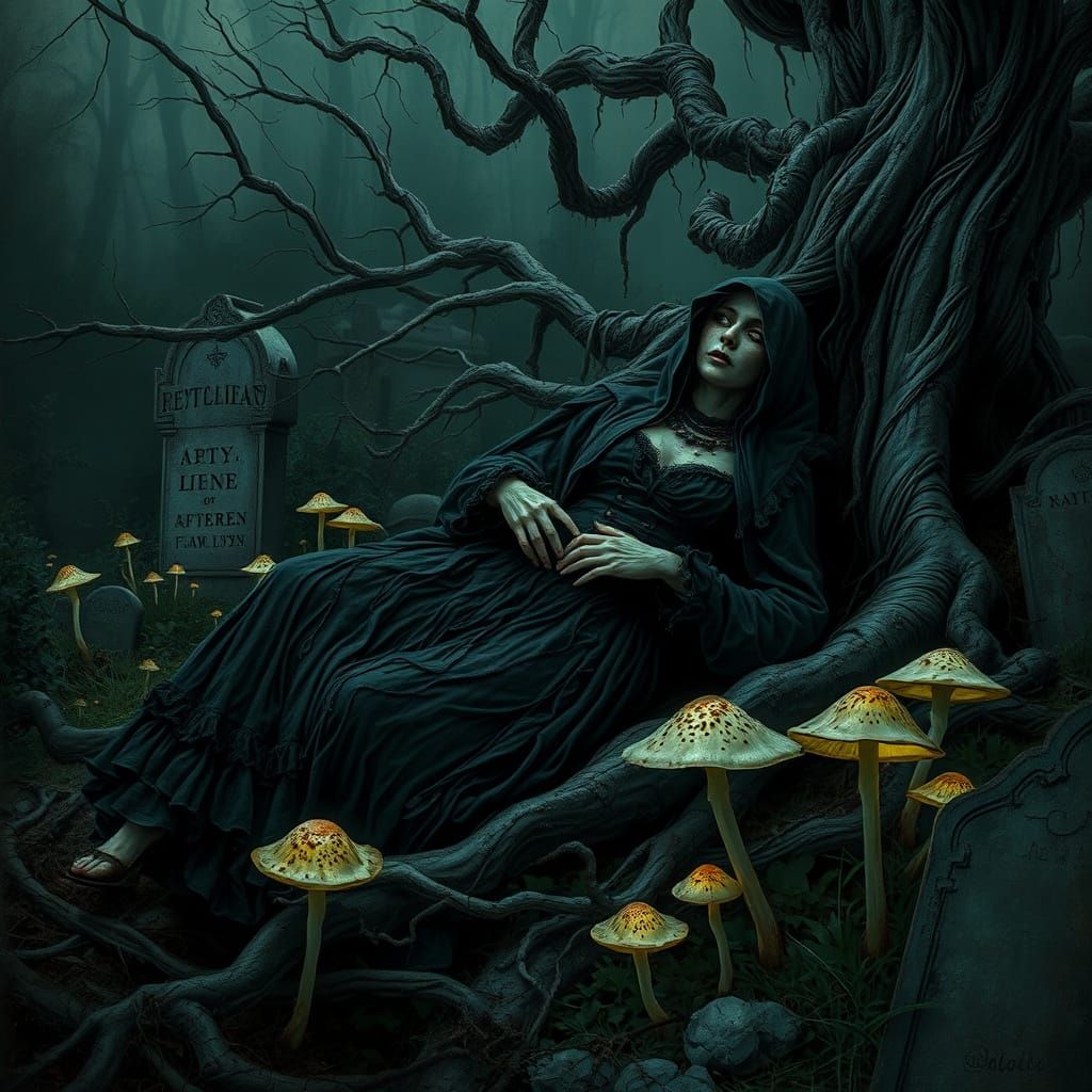 Decaying Beauty in a Forgotten Cemetery