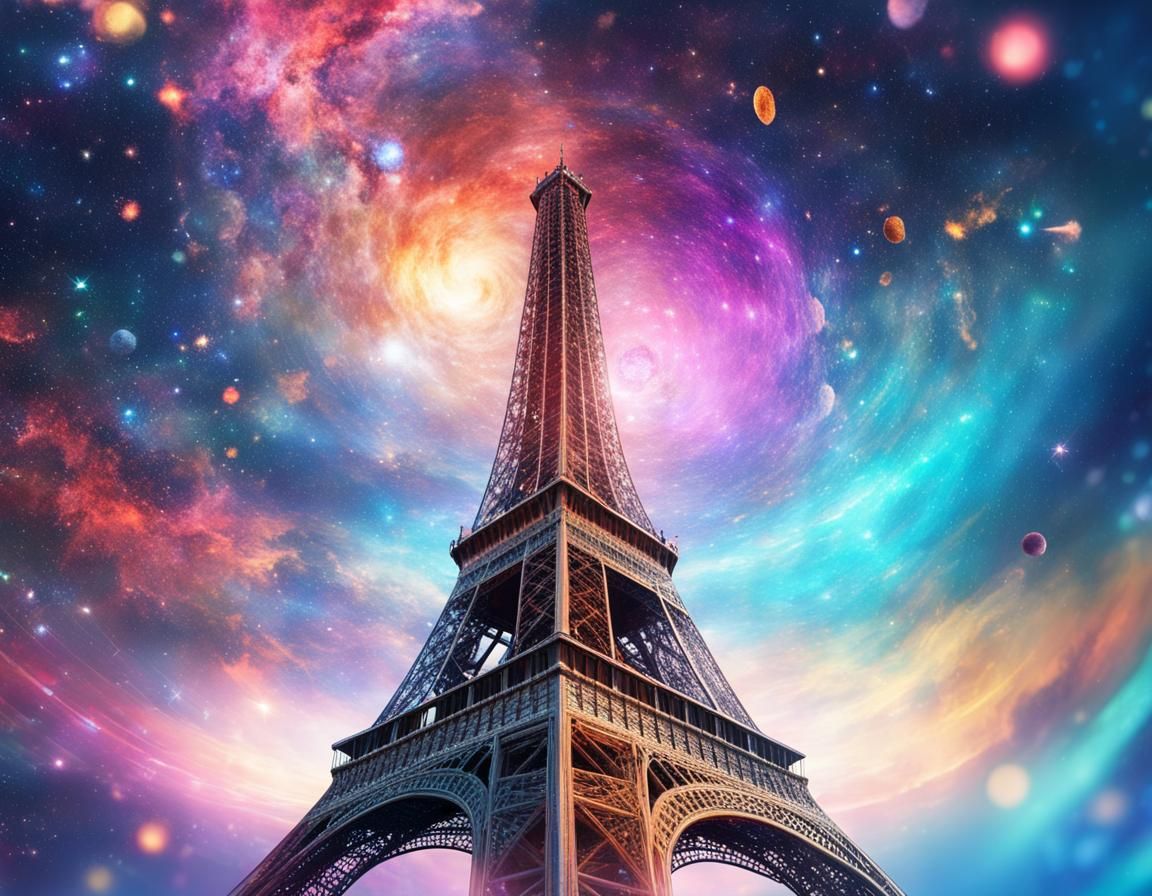 Tower of God: Holographic Galaxy Illustration