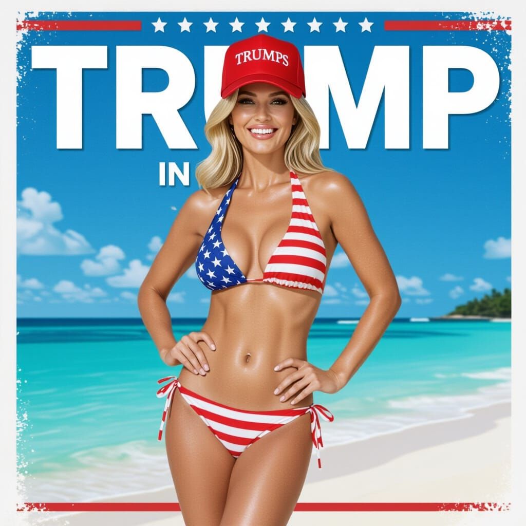Unexpected AI Image: Donald Trump in Bikini