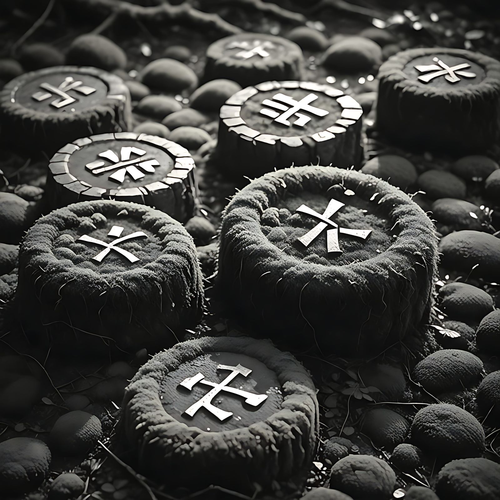 Ancient Stone Runes for Mystical Divination