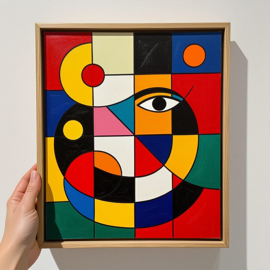 Abstract Frame in Kandinsky Style