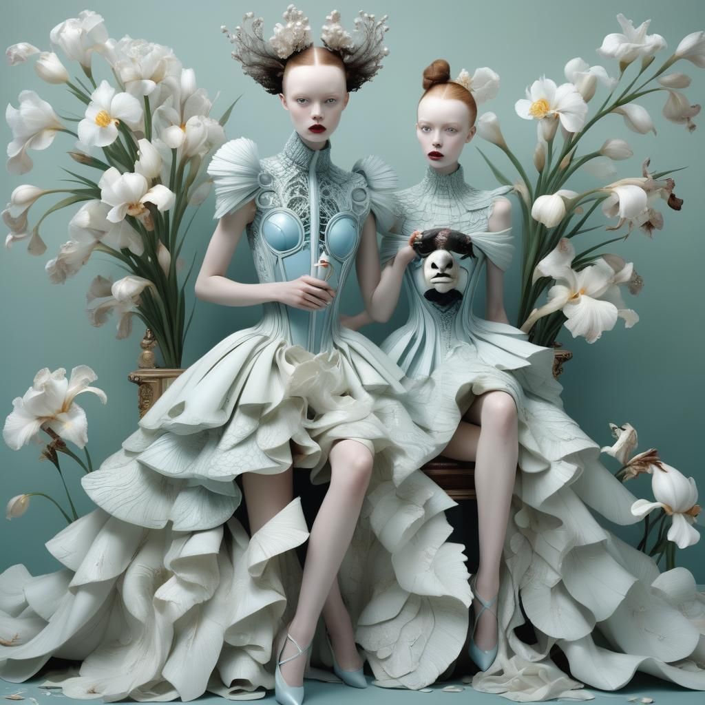 Surreal Fashion Design Inspired by Digital Art